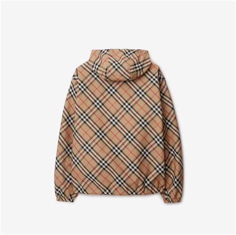 burberry men bby1100|Reversible Check Trafford Jacket in Sand .